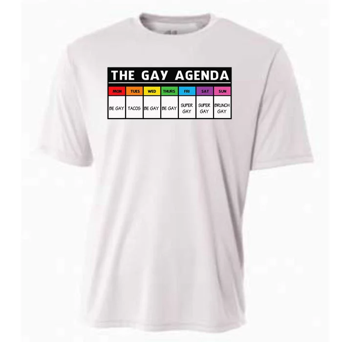 The Gay Agenda LGBT Pride Cooling Performance Crew T-Shirt