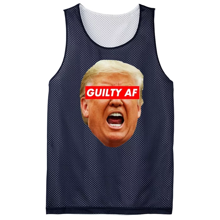 Trump Guilty As Fuck Af Mesh Reversible Basketball Jersey Tank