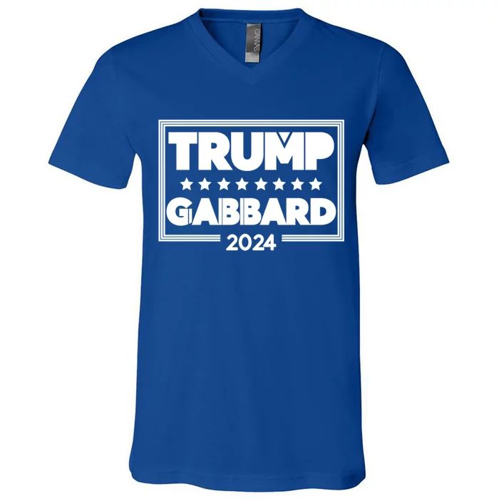 Tulsi Gabbard And Donald Trump Election 2024 Gift V-Neck T-Shirt