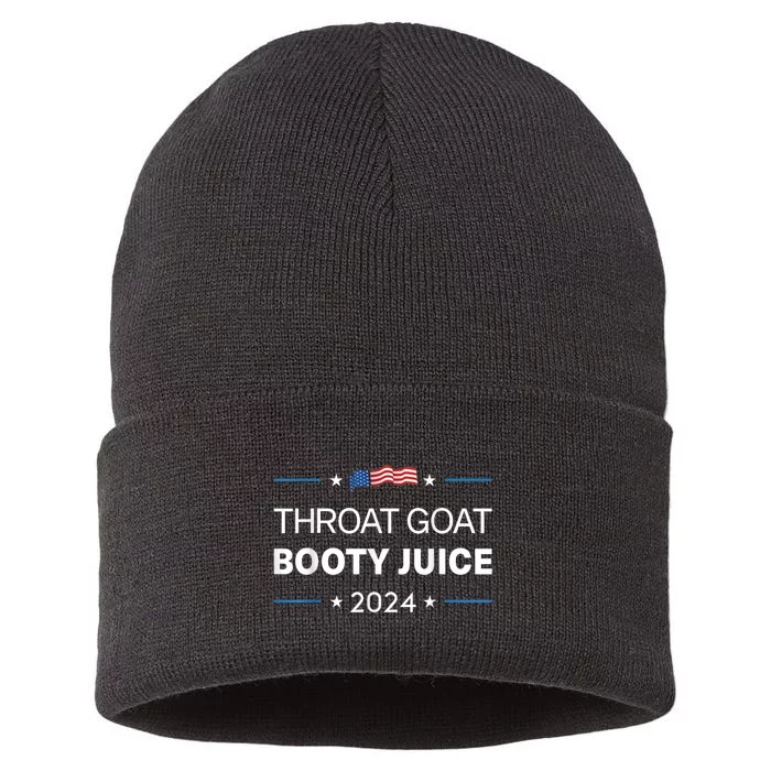 Throat Goat Booty Juice 2024 Sustainable Knit Beanie