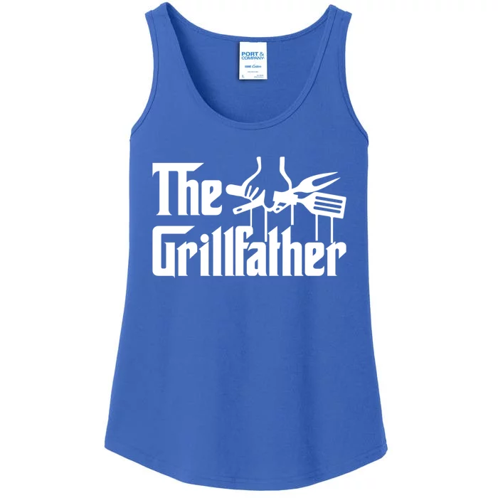 The Grillfather Bbq Lovers Foodie Present Gift Ladies Essential Tank