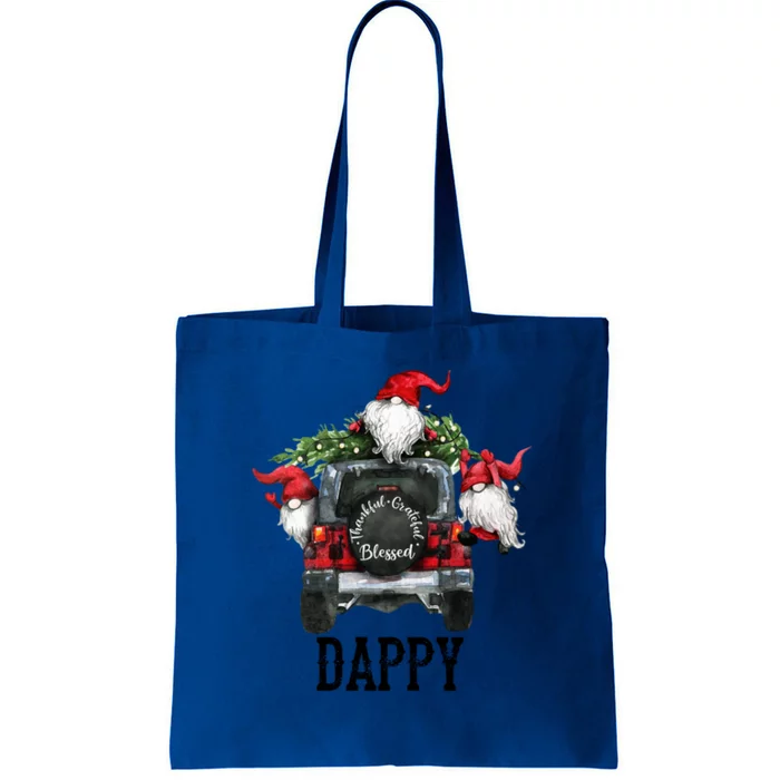 Thankful Grateful Blessed Dappy Grandpa Gift Tote Bag