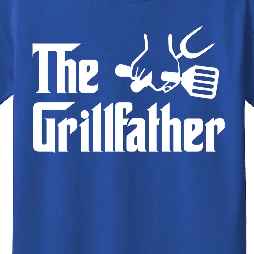 The Grillfather Bbq Grill Barbecue Cooking Cook Daddy Papa Gift Kids T-Shirt