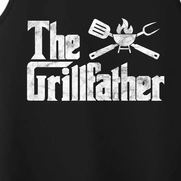 The Grillfather Bbq Grill Smoker Barbecue Chef Grill Master Meaningful Gift Performance Tank