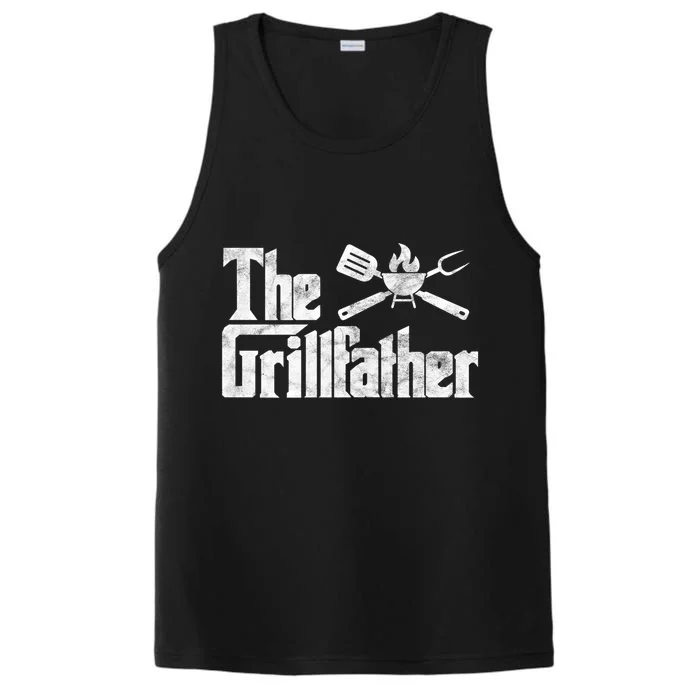 The Grillfather Bbq Grill Smoker Barbecue Chef Grill Master Meaningful Gift Performance Tank