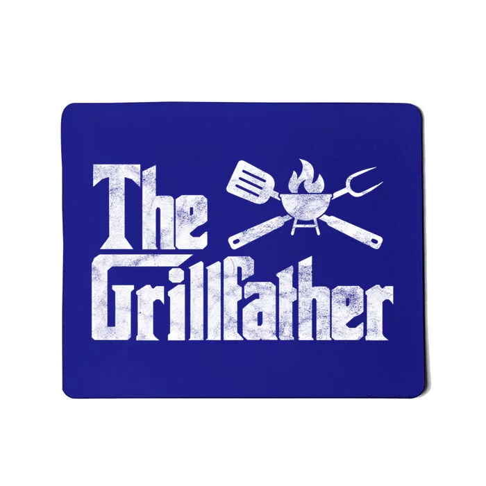 The Grillfather Bbq Grill Smoker Barbecue Chef Grill Master Meaningful Gift Mousepad