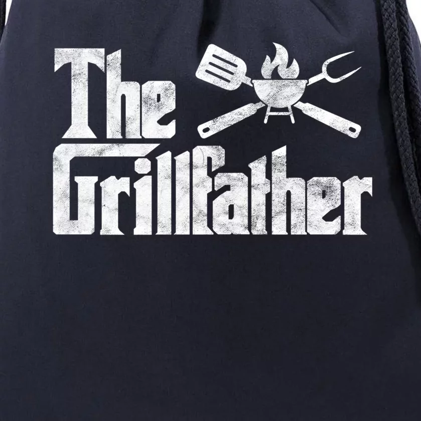 The Grillfather Bbq Grill Smoker Barbecue Chef Grill Master Meaningful Gift Drawstring Bag