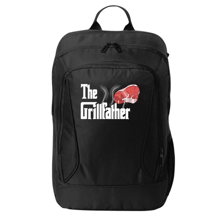 The Grillfather Bbq Grill Smoker Barbecue Grilling Gift City Backpack