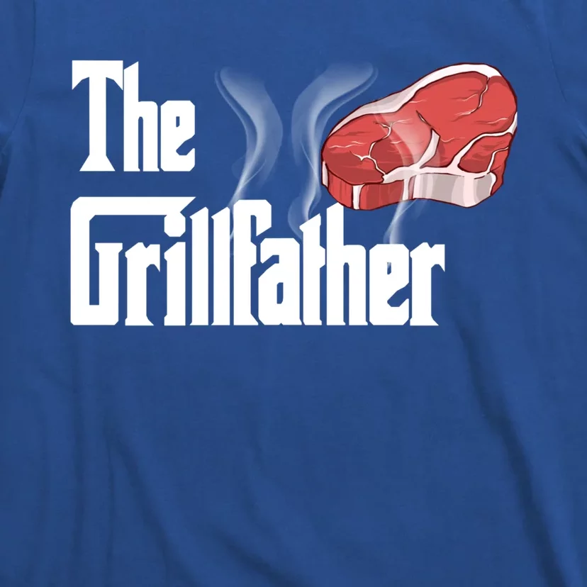 The Grillfather Bbq Grill Smoker Barbecue Grilling Gift T-Shirt