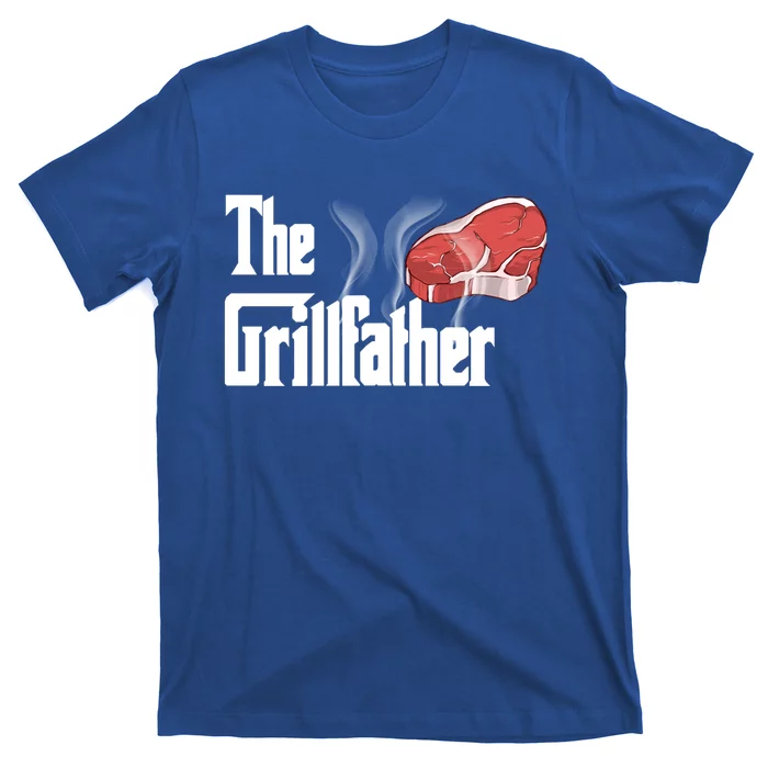 The Grillfather Bbq Grill Smoker Barbecue Grilling Gift T-Shirt