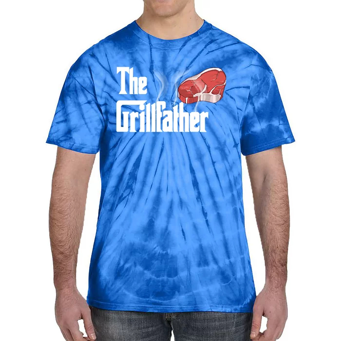 The Grillfather Bbq Grill Smoker Barbecue Grilling Gift Tie-Dye T-Shirt