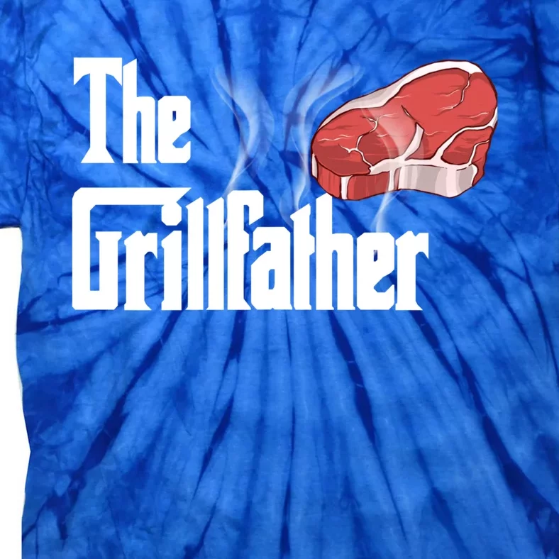 The Grillfather Bbq Grill Smoker Barbecue Grilling Gift Tie-Dye T-Shirt