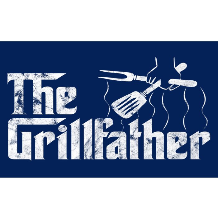 The Grillfather Bbq & Grilling Vintage Chef Bumper Sticker