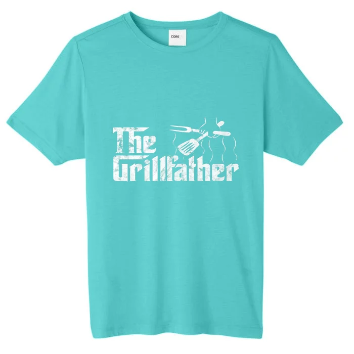 The Grillfather Bbq & Grilling Vintage Chef ChromaSoft Performance T-Shirt