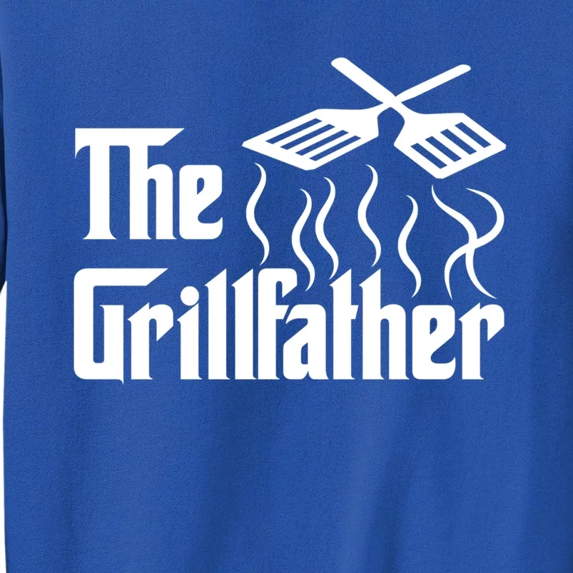 The Grillfather Bbq Grill And Smoker Barbecue Chef Gift Tall Sweatshirt