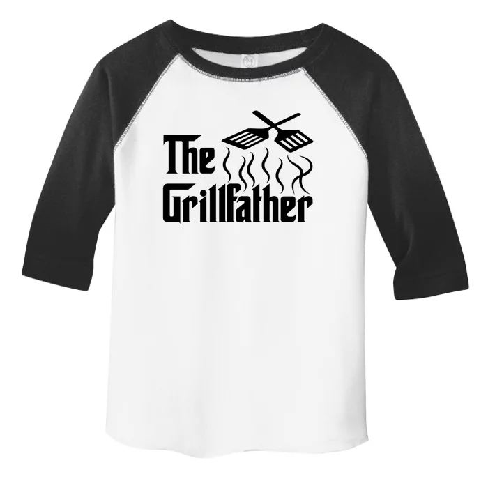 The Grillfather Bbq Grill And Smoker Barbecue Chef Gift Toddler Fine Jersey T-Shirt