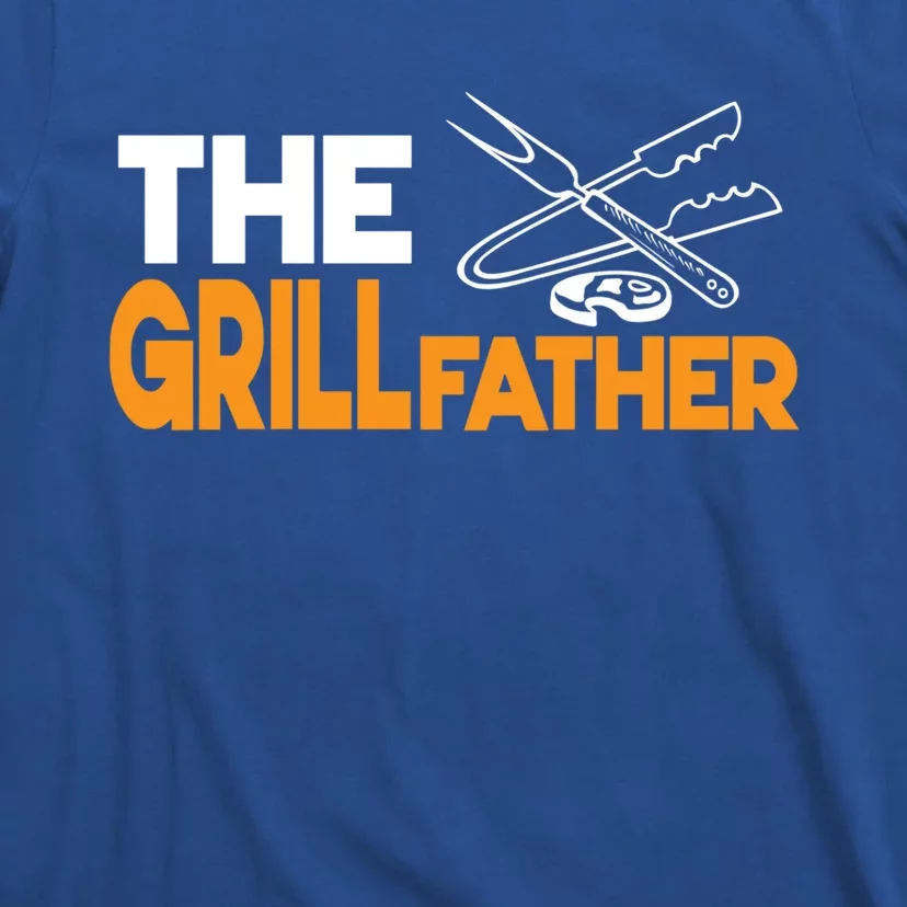 The Grillfather Bbq Griller Smoker Funny Barbecue Chef Dad Funny Gift T-Shirt