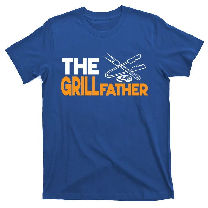 The Grillfather Bbq Griller Smoker Funny Barbecue Chef Dad Funny Gift T-Shirt