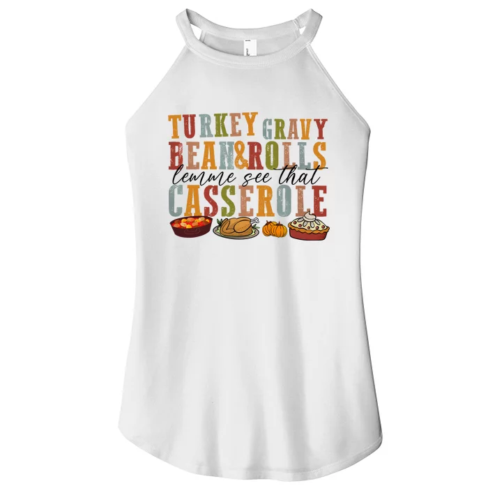 Turkey Gravy Beans Funny Thanksgiving Women’s Perfect Tri Rocker Tank