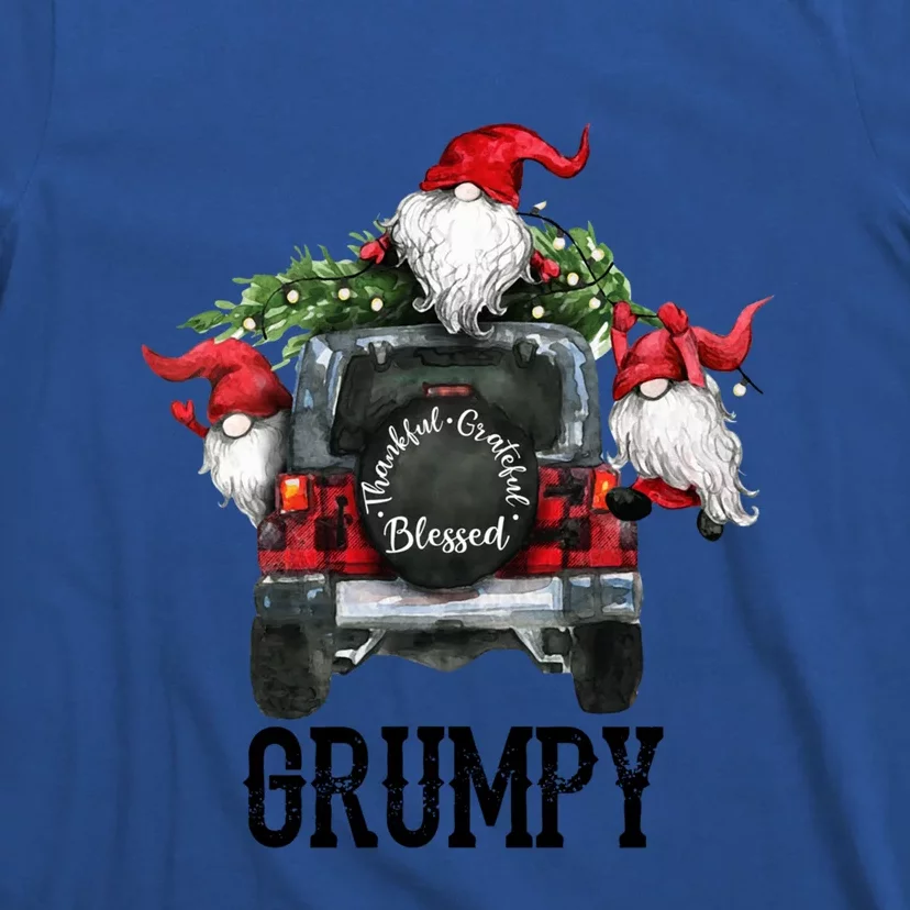 Thankful Grateful Blessed Grumpy Grandpa Gift T-Shirt