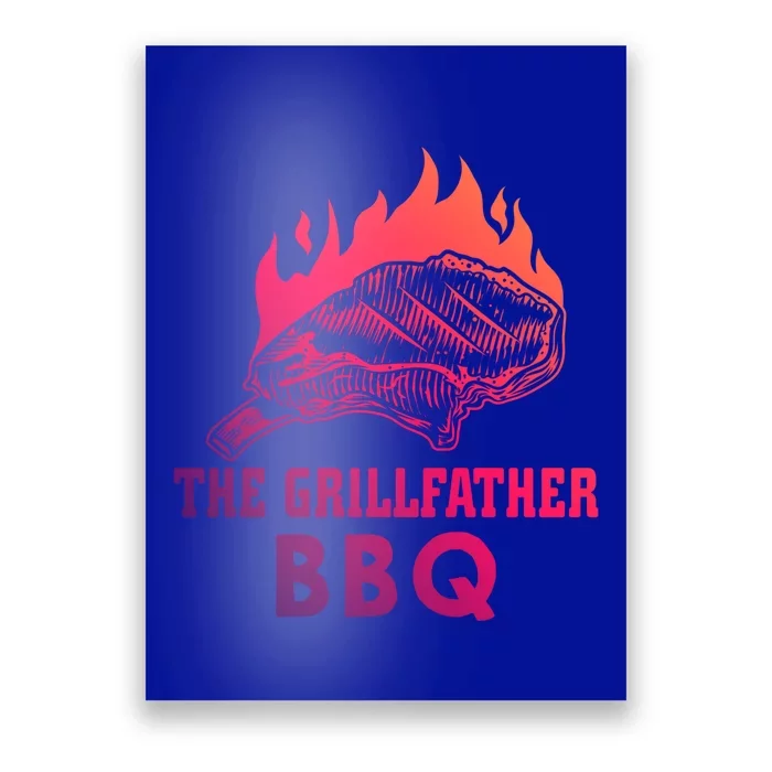 The Grillfather Bbq Gift Poster