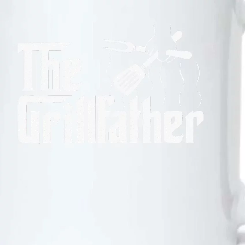 The Grillfather BBQ Grill & Smoker Barbecue Chef Black Color Changing Mug