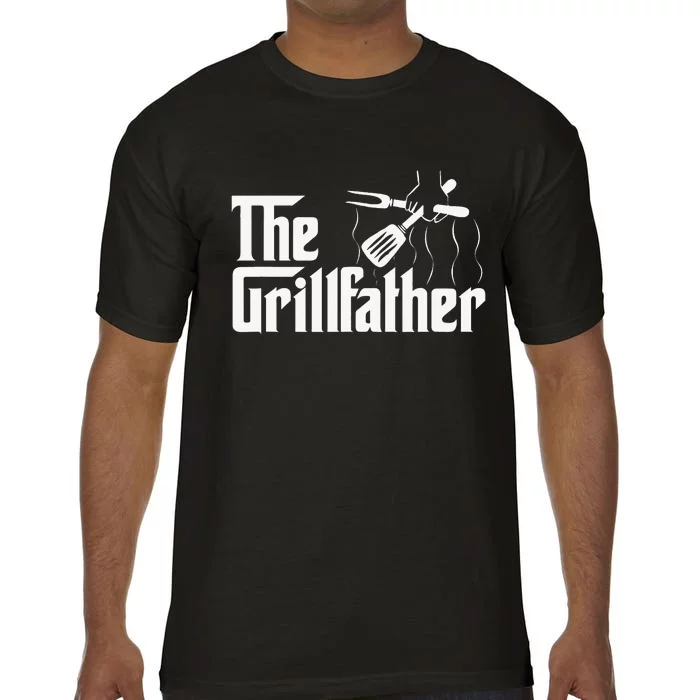 The Grillfather BBQ Grill & Smoker Barbecue Chef Comfort Colors T-Shirt