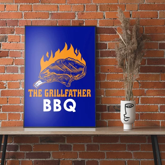 The Grillfather Bbq Gift Poster