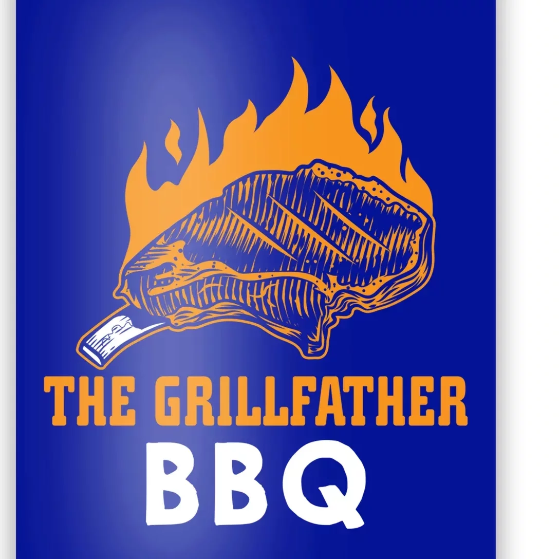 The Grillfather Bbq Gift Poster