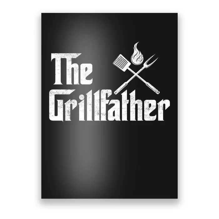 The Grillfather BBQ T Poster