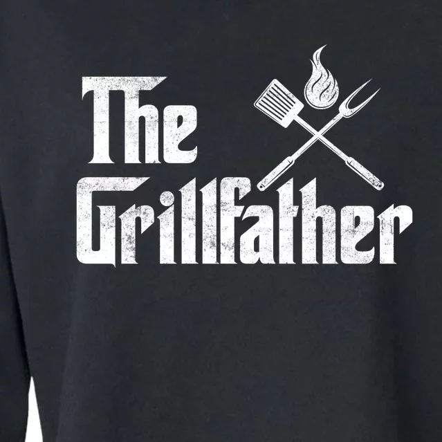 The Grillfather BBQ T Cropped Pullover Crew