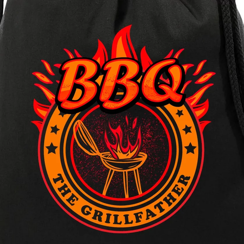 The Grillfather BBQ T Drawstring Bag