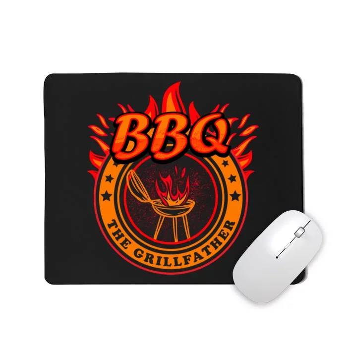 The Grillfather BBQ T Mousepad