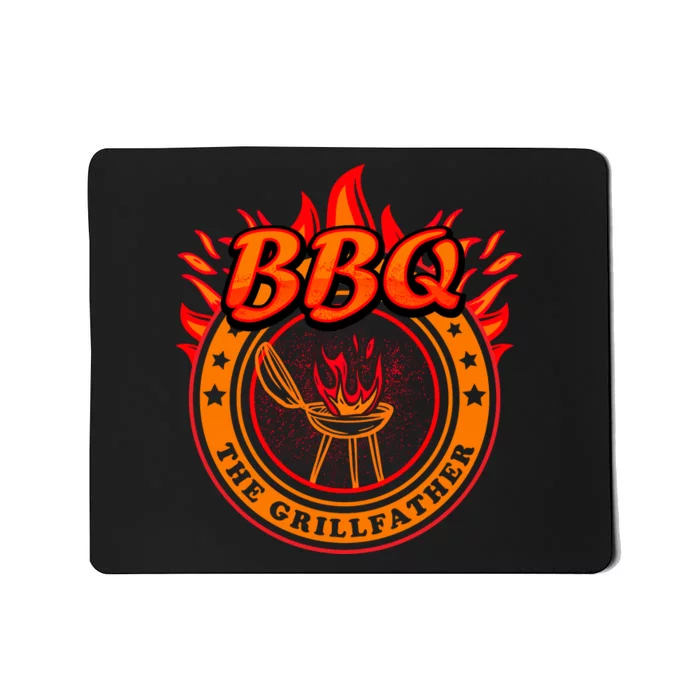 The Grillfather BBQ T Mousepad