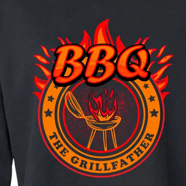 The Grillfather BBQ T Cropped Pullover Crew