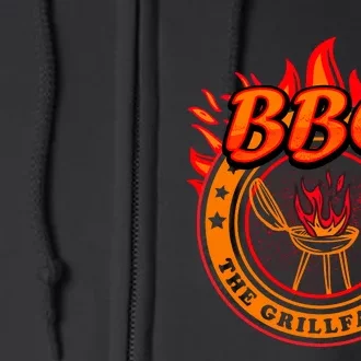 The Grillfather BBQ T Full Zip Hoodie