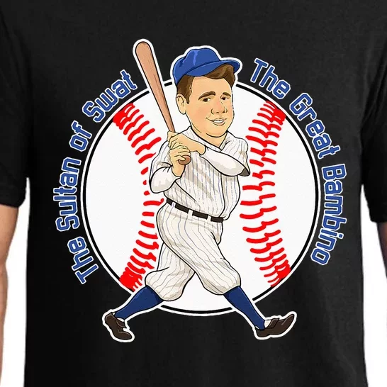 The Great Bambino Baseball Home Run Hitter Pajama Set