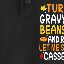 Turkey Gravy Beans And Rolls Let Me See That Casserole Funny Thanksgiving Dry Zone Grid Performance Polo