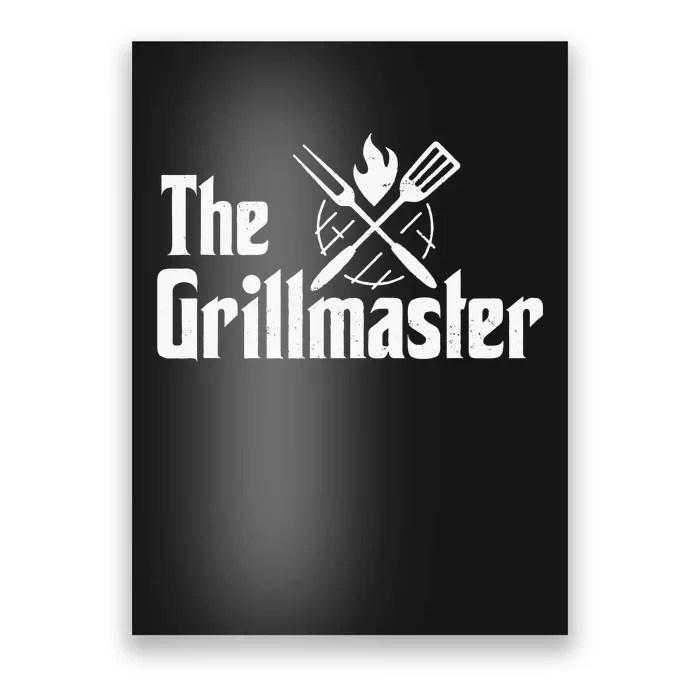 The Grillmaster Bbq Grill & Smoker Barbecue Chef S Women Poster