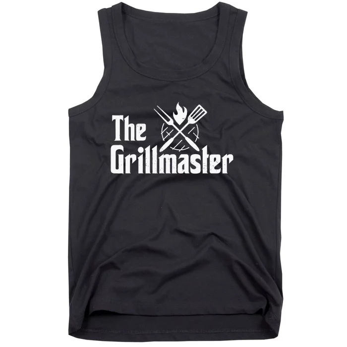 The Grillmaster Bbq Grill & Smoker Barbecue Chef S Women Tank Top