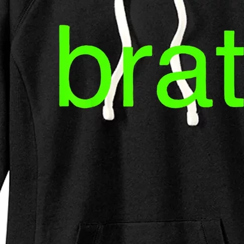 Trending Green Brat Women's Fleece Hoodie