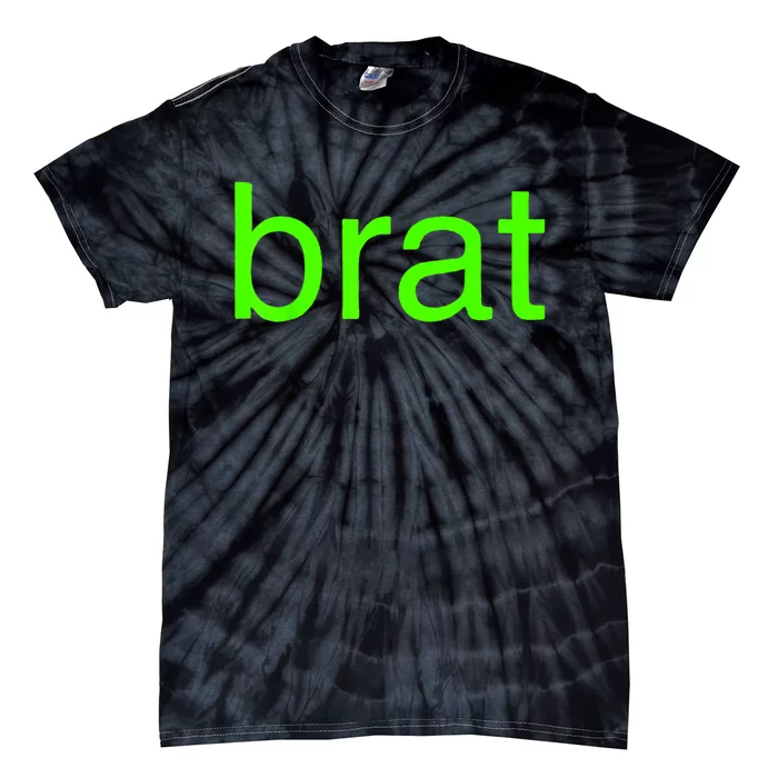 Trending Green Brat Tie-Dye T-Shirt