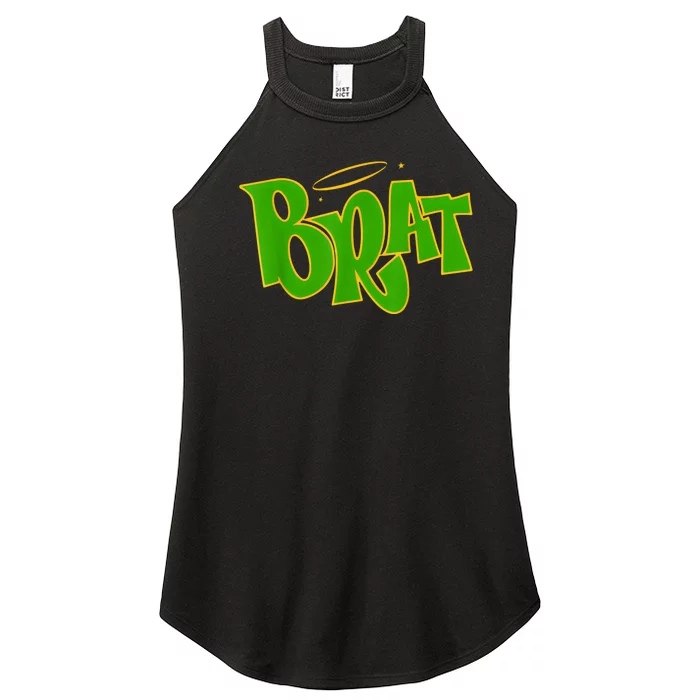 Trending Green Brat Women’s Perfect Tri Rocker Tank