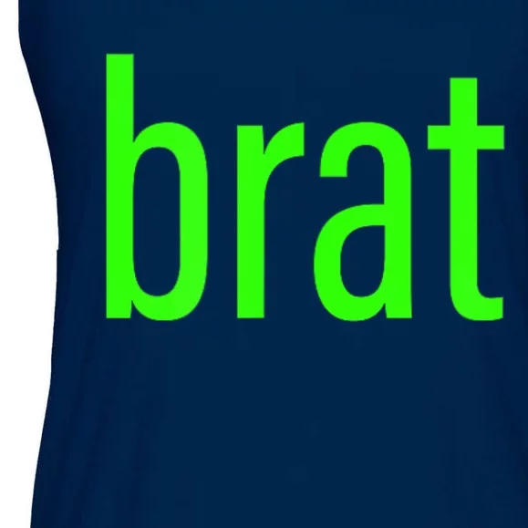 Trending Green Brat Ladies Essential Flowy Tank