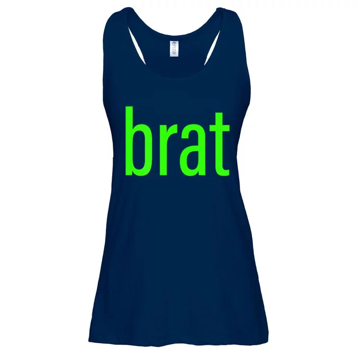 Trending Green Brat Ladies Essential Flowy Tank