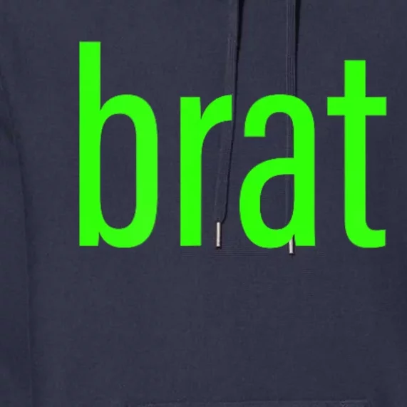 Trending Green Brat Premium Hoodie