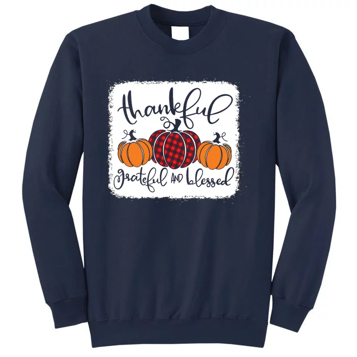 Thankful Grateful Blessed Thanksgiving Sweatshirt