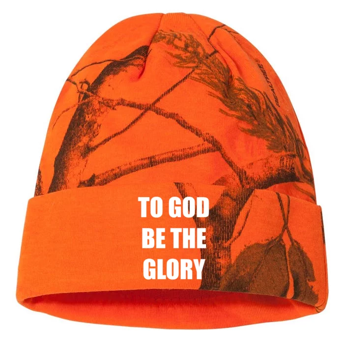 To God Be The Glory Kati - 12in Camo Beanie