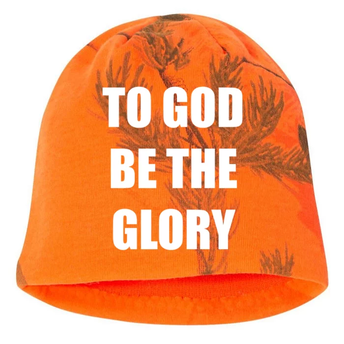 To God Be The Glory Kati - Camo Knit Beanie