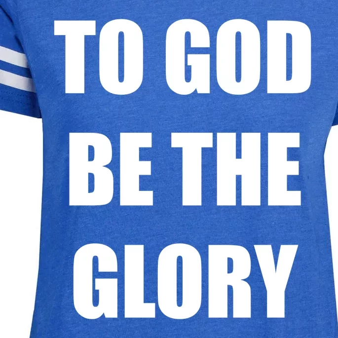 To God Be The Glory Enza Ladies Jersey Football T-Shirt